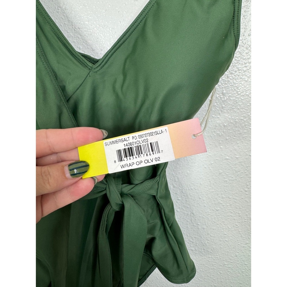 Summersalt NWT The Perfect Wrap One Piece Swimsuit Size 2 - Picture 4 of 6